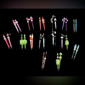 Pick 2 Winners choice Colorful Handcrafted Novelty Pens Set